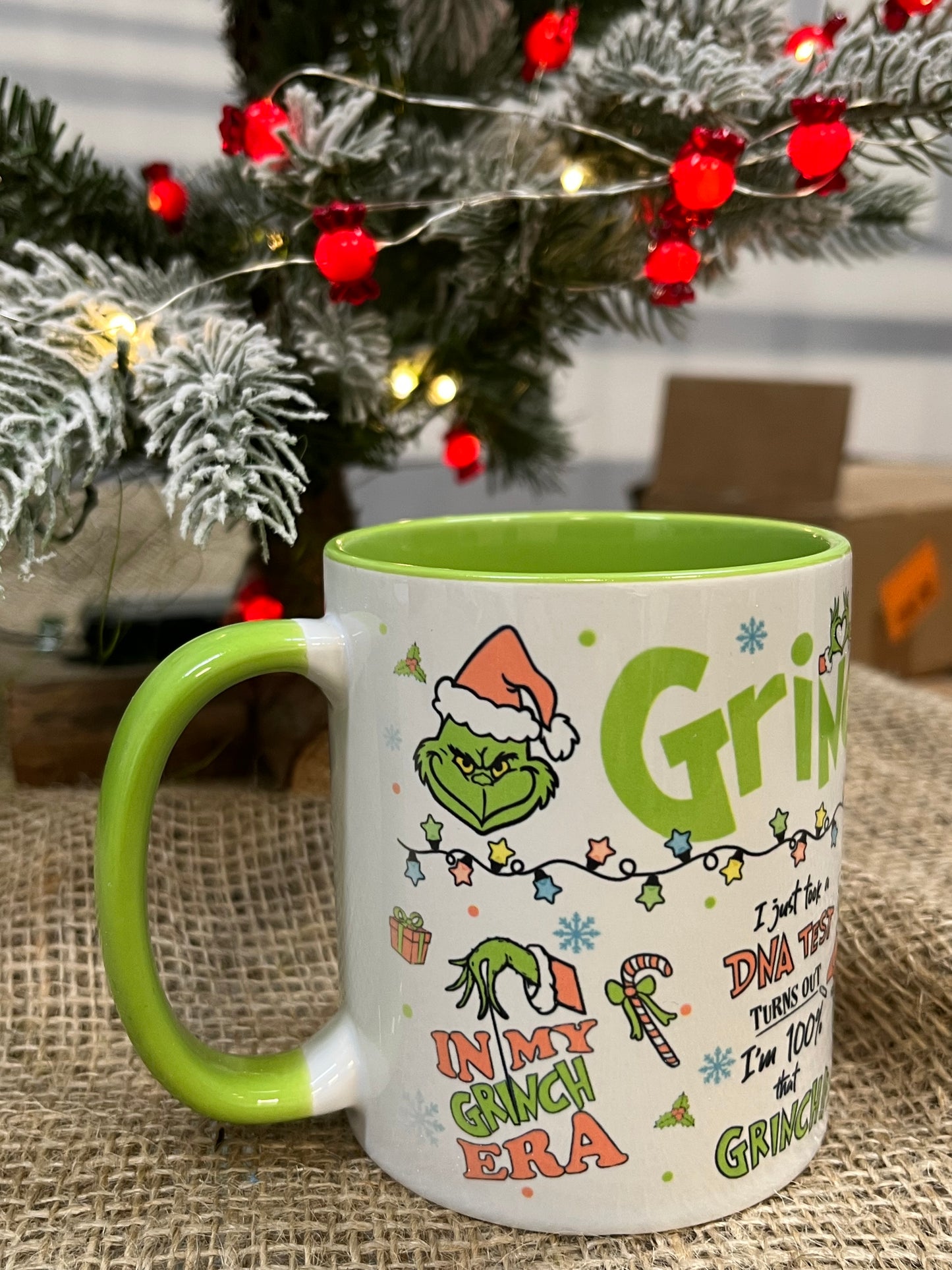 Tazza -Mug in ceramica Grinch Natalizio