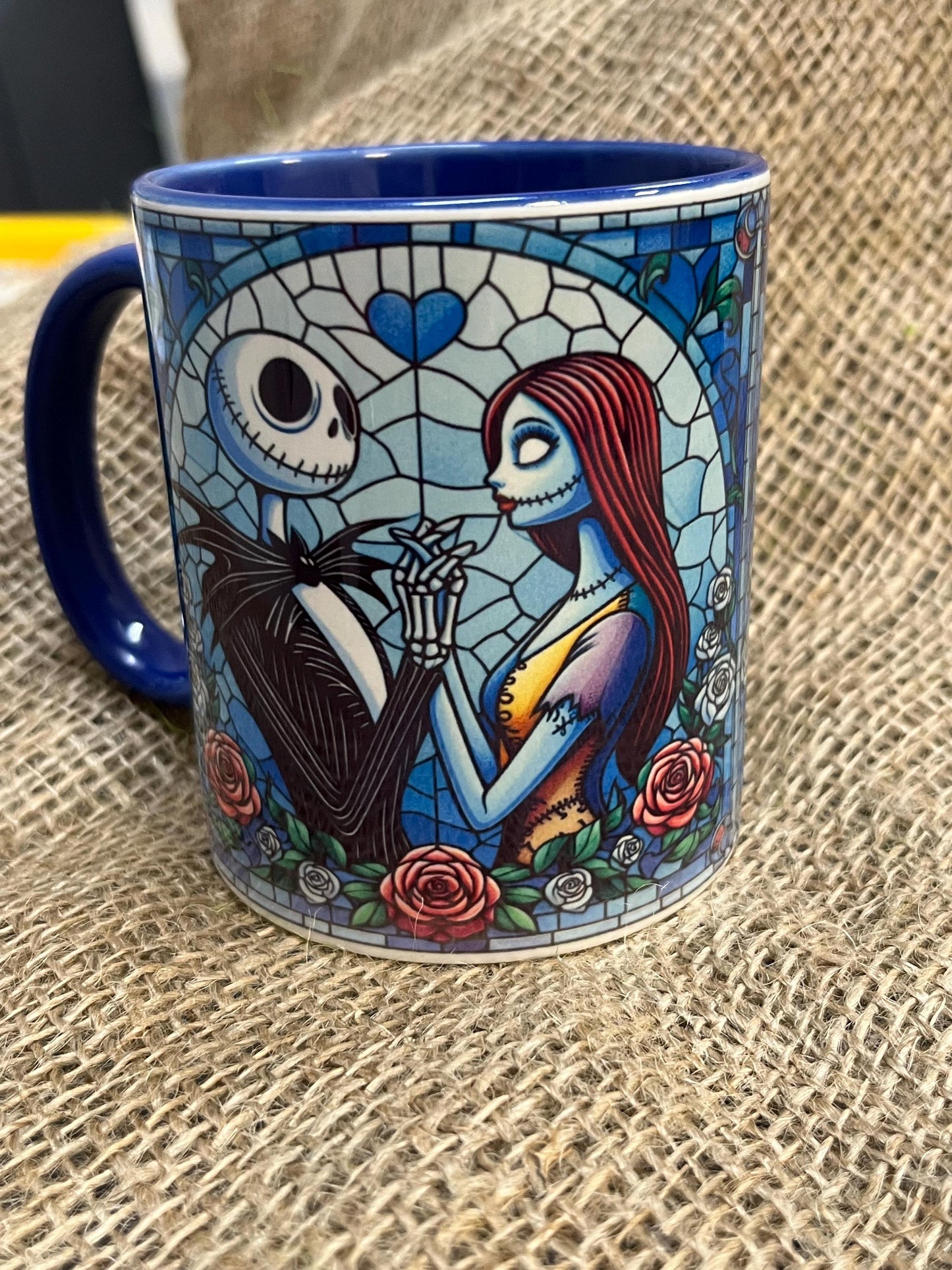 Tazza -Mug in ceramica Nightmare before Christmas-Sally e Jack