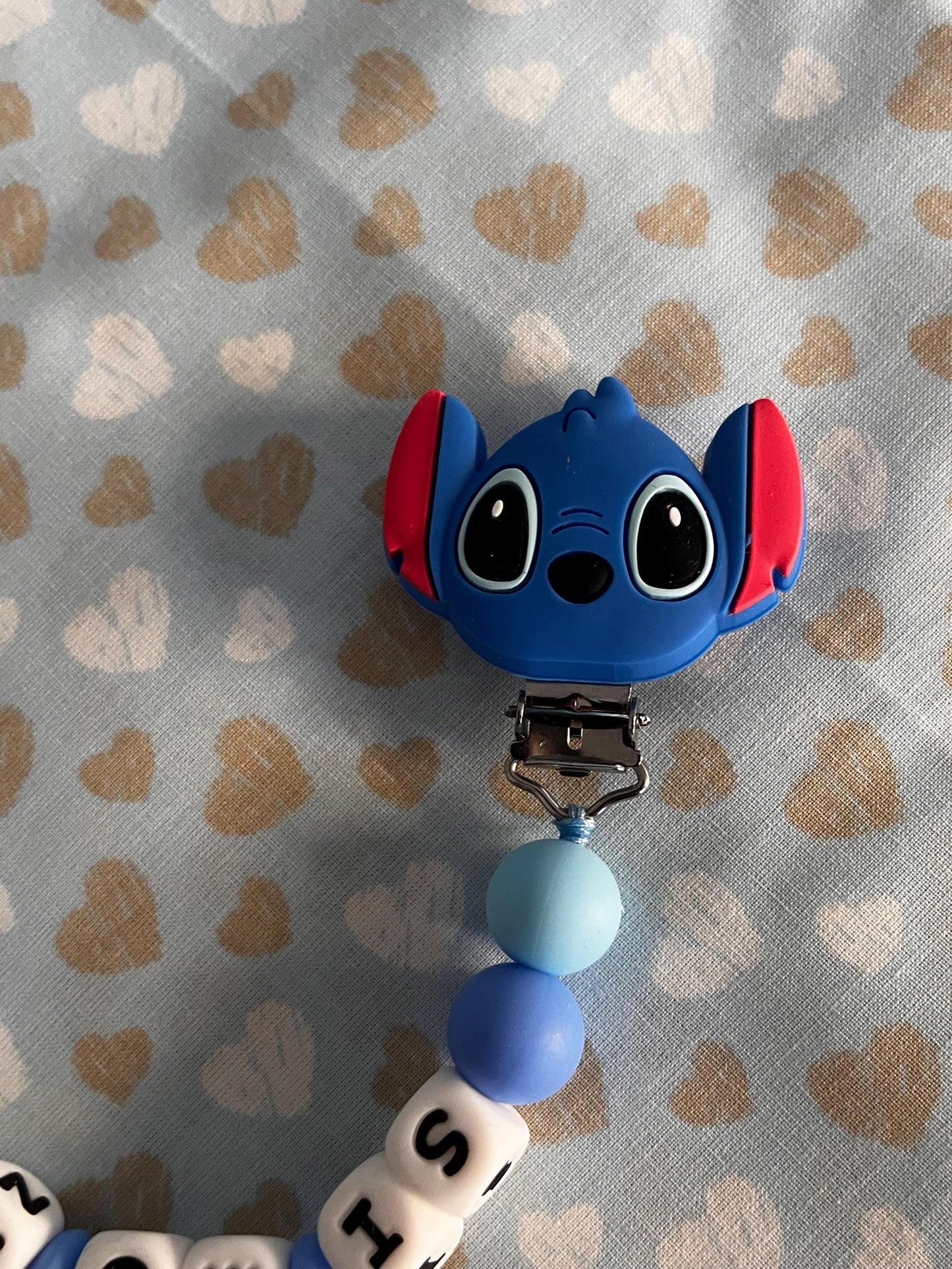Catenella Portaciuccio Stitch personalizzata con Nome