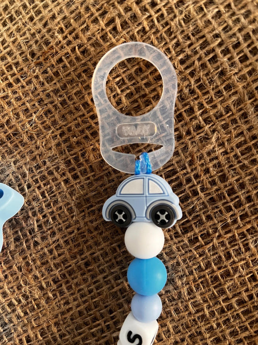 Catenella Portaciuccio con Stella I Love Mum e macchina -personalizzata con Nome