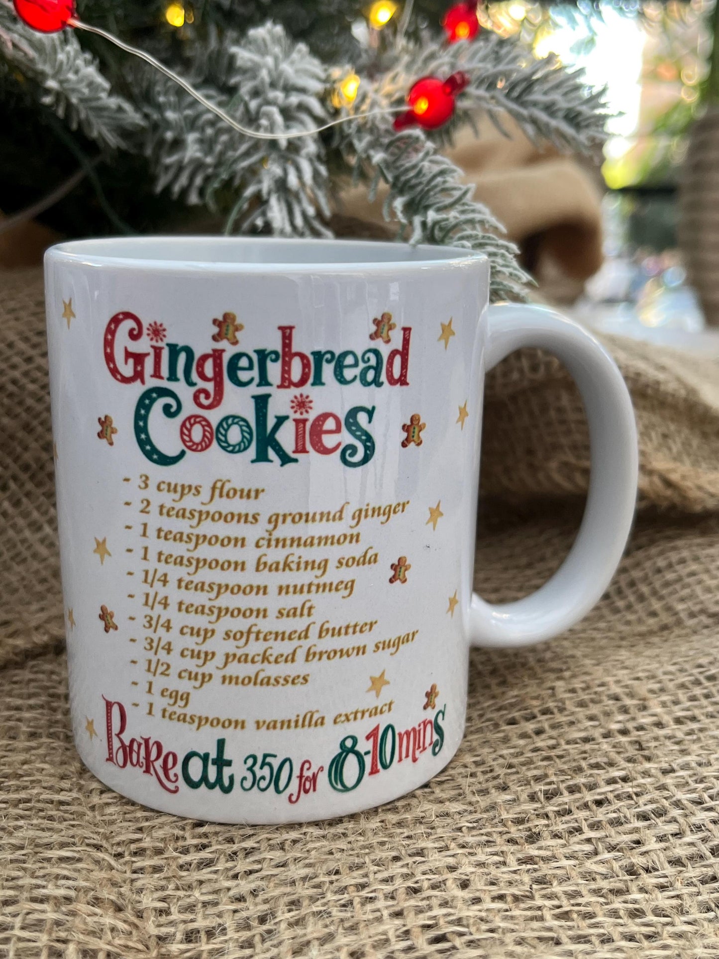 Tazza -Mug in ceramica Ricetta Gingerbread Cookies