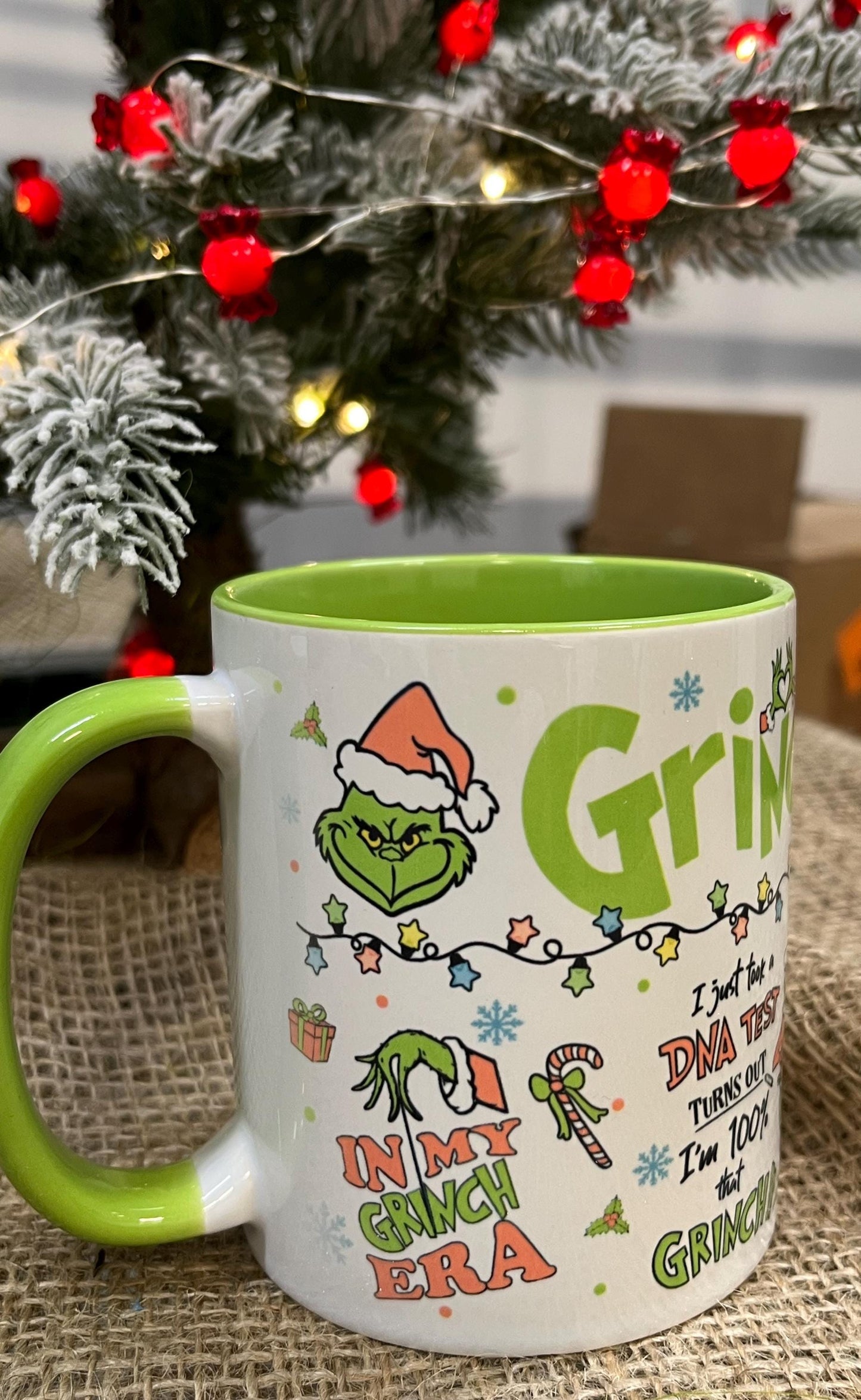 Tazza -Mug in ceramica Grinch Natalizio