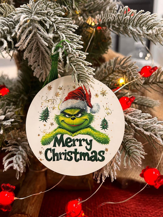 Ornamento Natalizio Stampato su entrambi i lati o su un solo lato
