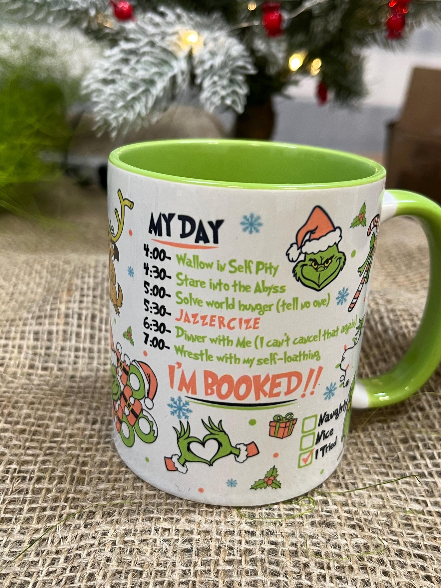 Tazza -Mug in ceramica Grinch Natalizio