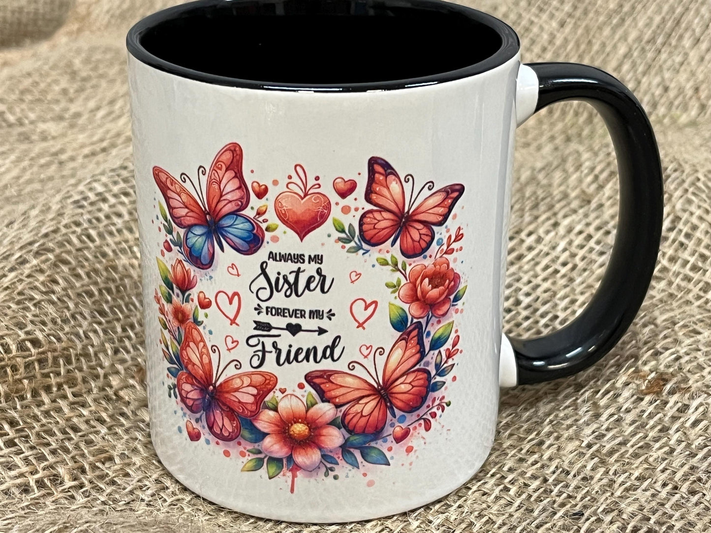 Tazza -Mug in ceramica  Amiche e  Sorelle per sempre