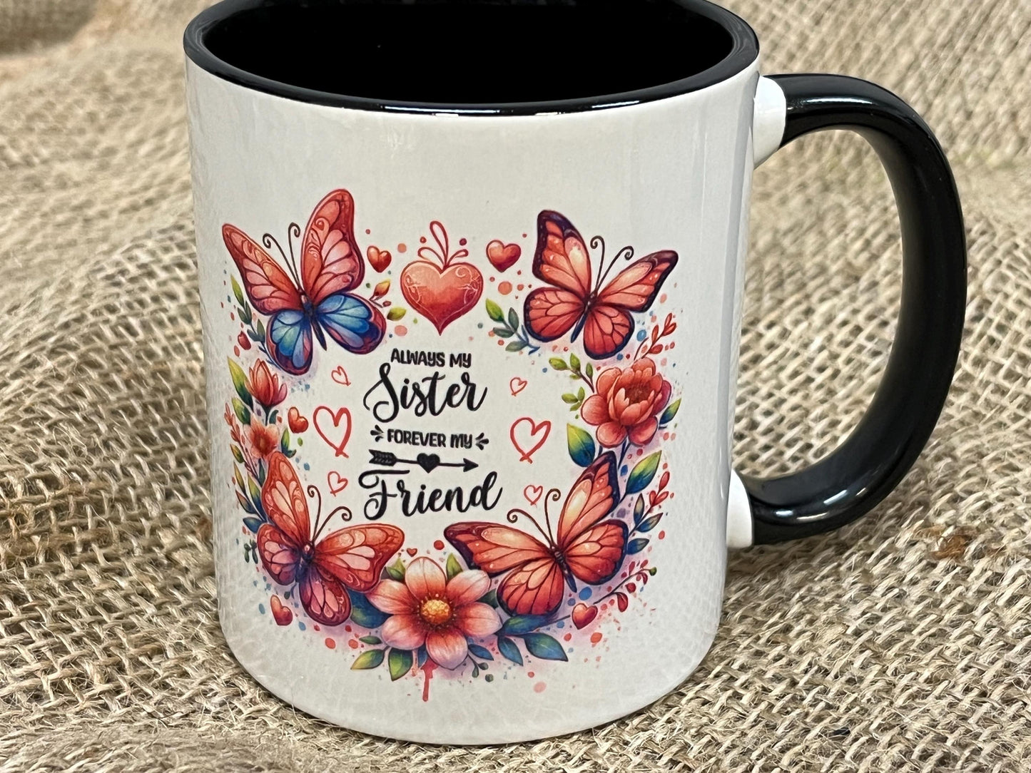 Tazza -Mug in ceramica  Amiche e  Sorelle per sempre