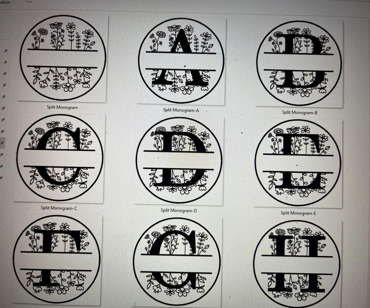 Tazza Personalizzata-Lettera dell'Alfabeto con Nome Personalizzato