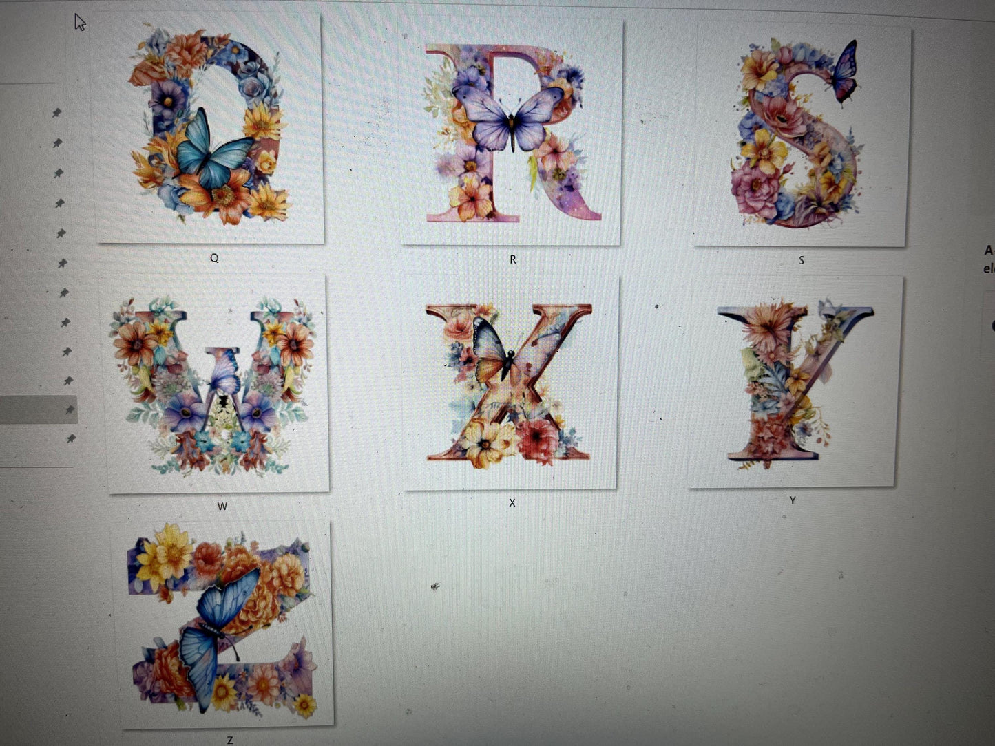 Tazza Personalizzata-Lettera dell'Alfabeto e Nome-Tazza Primavera