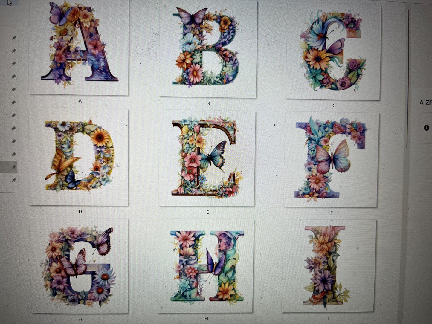 Tazza Personalizzata-Lettera dell'Alfabeto e Nome-Tazza Primavera