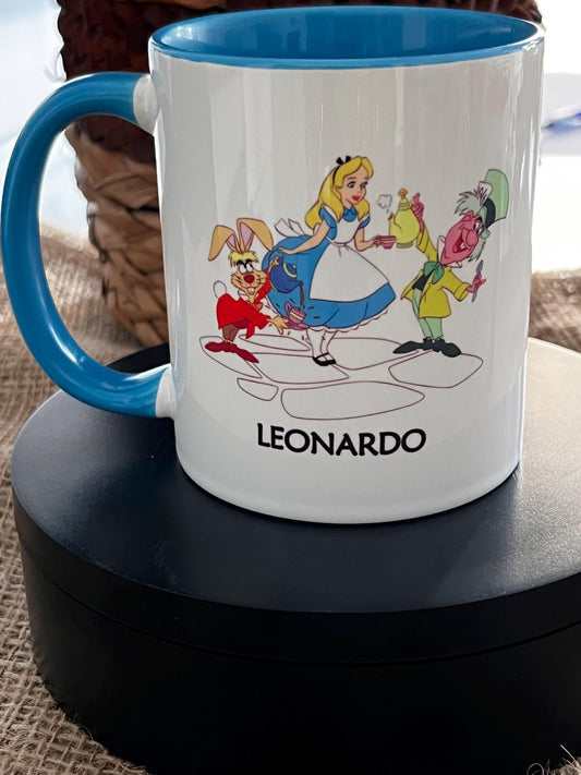 Tazza in ceramica personalizzata -Alice Nel Paese delle Meraviglie