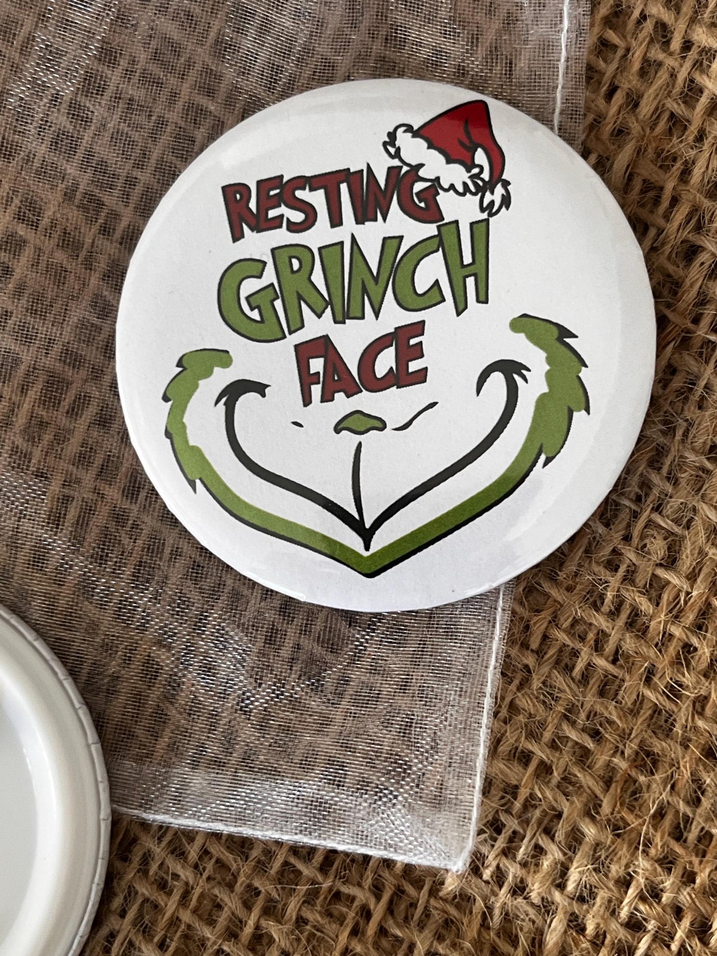 Spilla ,Dispositivo,Badge,Bottone  del Grinch idea regalo per tante occasioni-Grinch