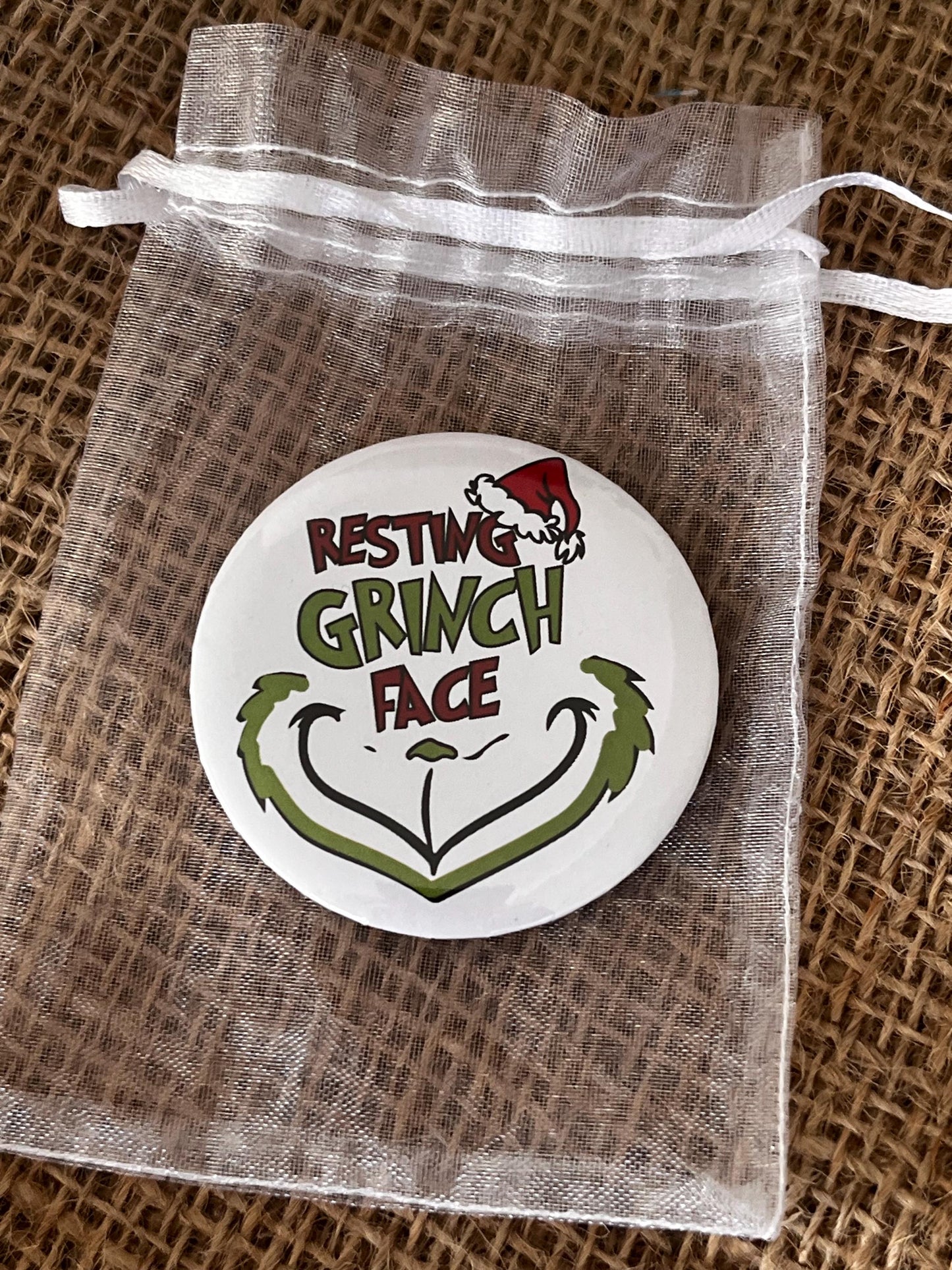 Spilla ,Dispositivo,Badge,Bottone  del Grinch idea regalo per tante occasioni-Grinch