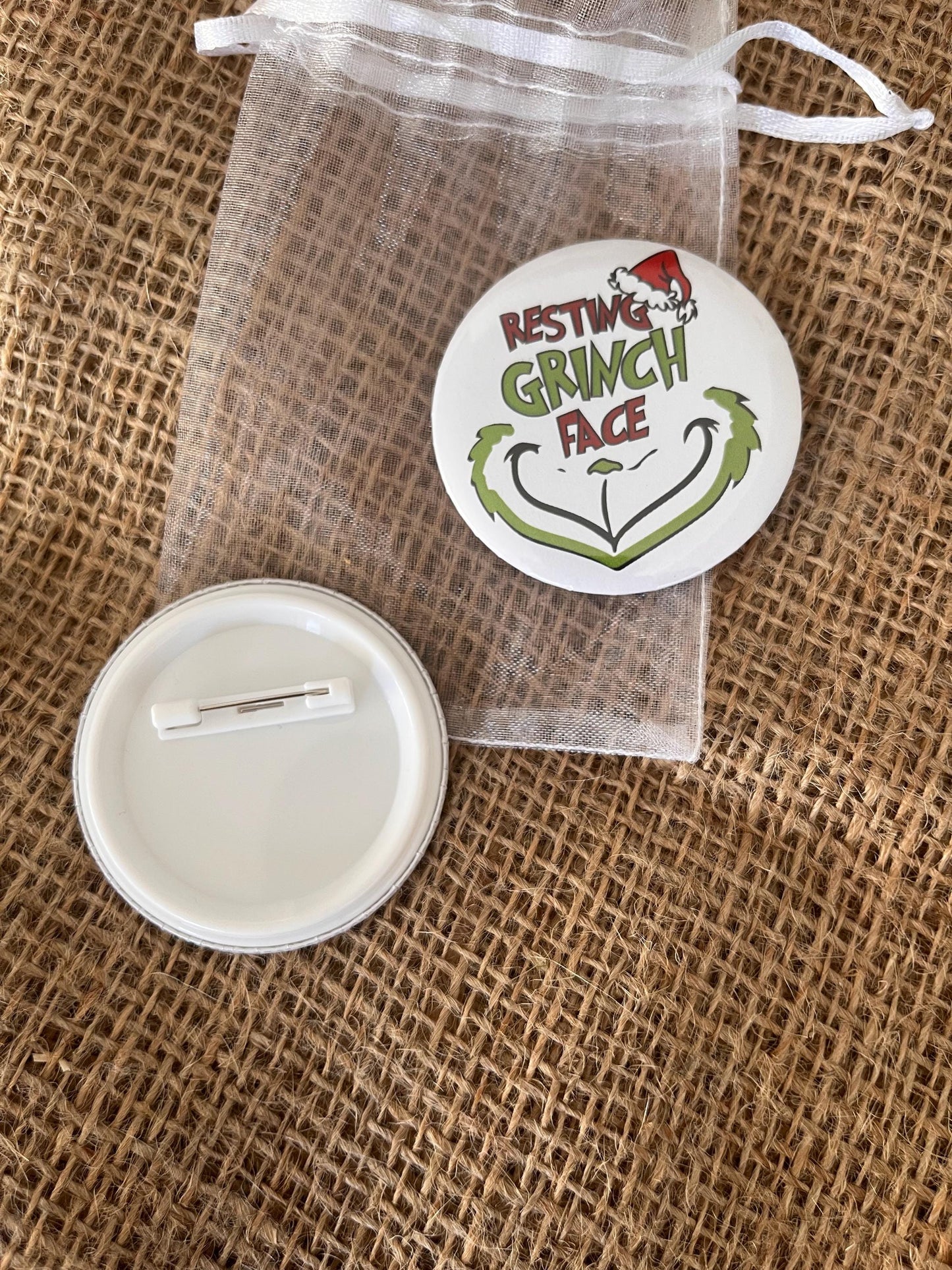 Spilla ,Dispositivo,Badge,Bottone  del Grinch idea regalo per tante occasioni-Grinch