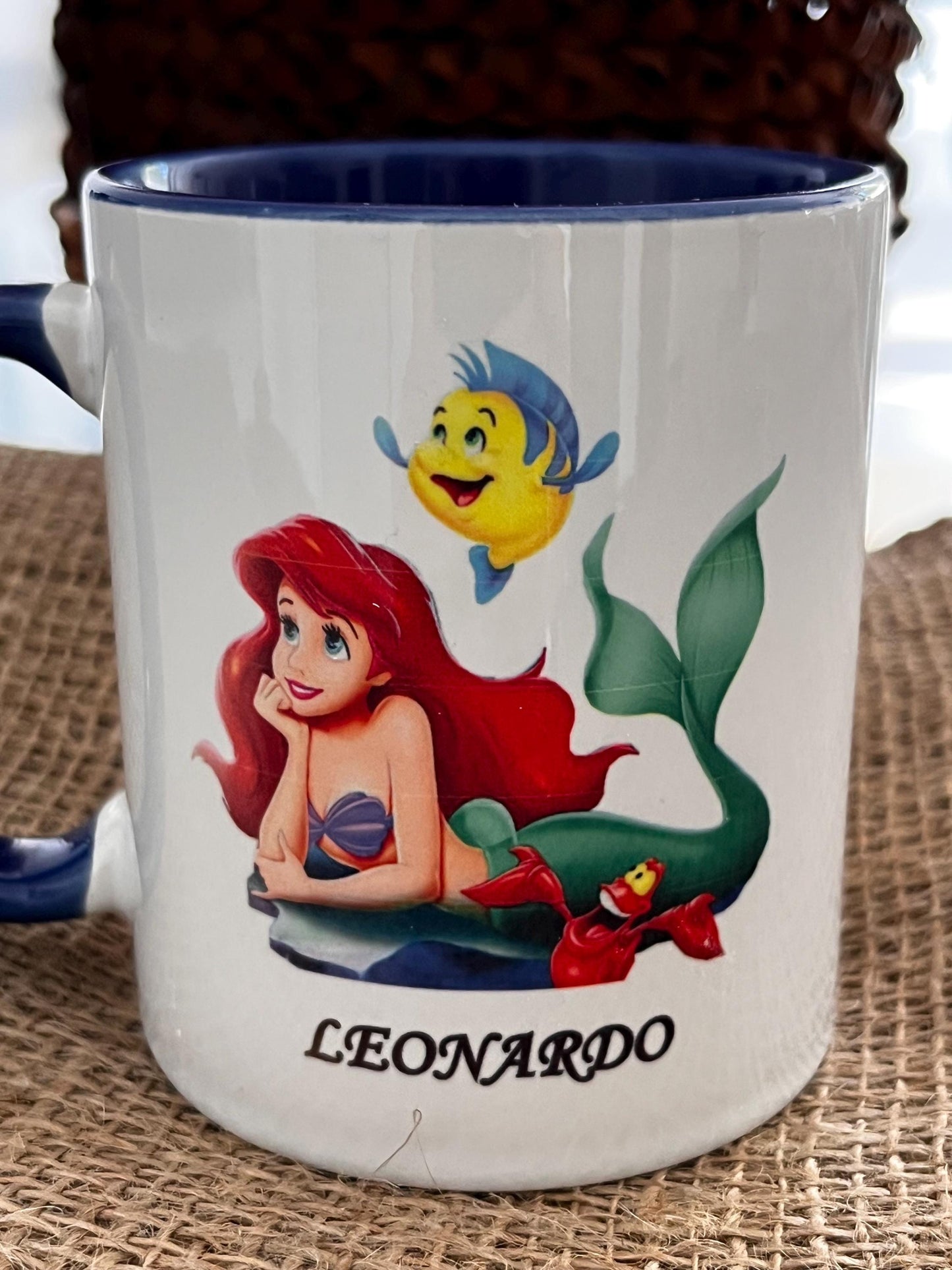 Tazza in ceramica personalizzata -La Sirenetta 2 Disegno