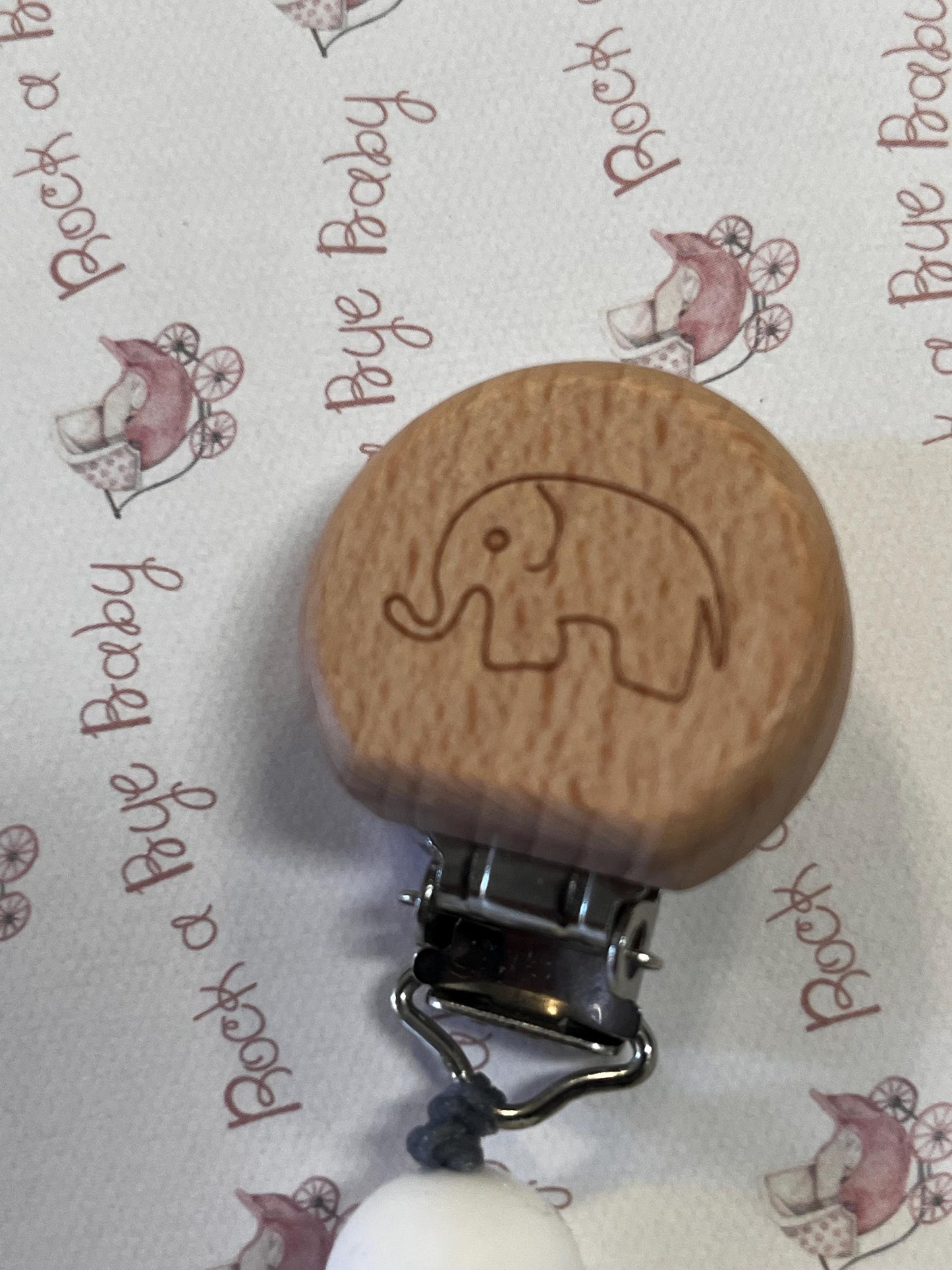 Catenella Portaciuccio con Elefantino personalizzata con Nome