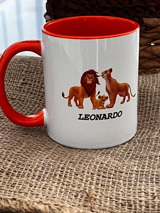 Tazza in ceramica personalizzata -Il Re Leone