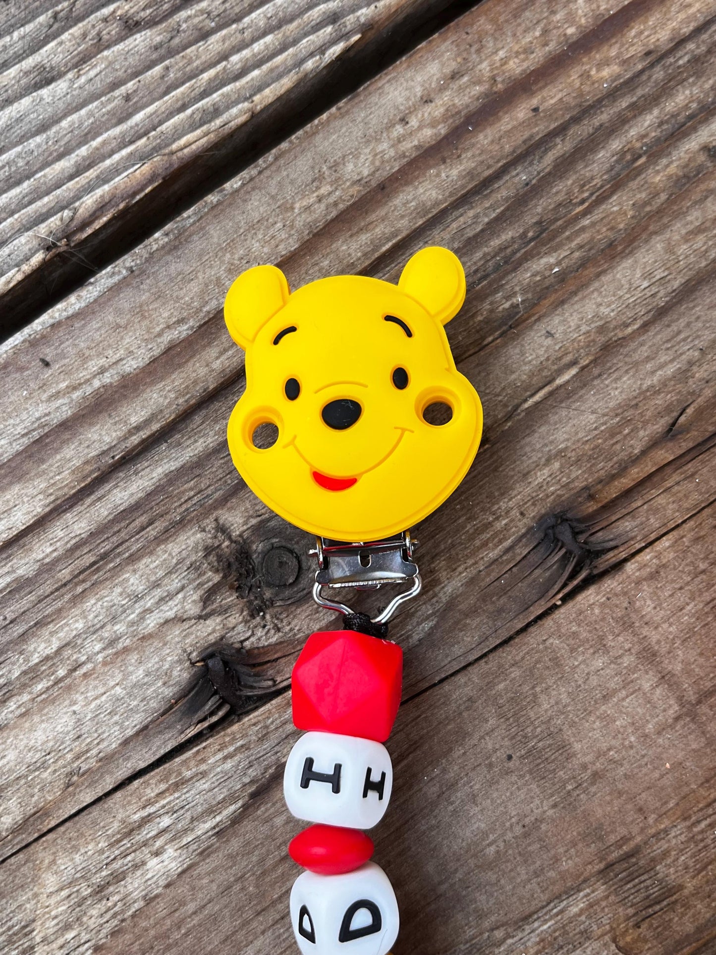 Catenella Portaciuccio Winnie The Pooh personalizzata con Nome