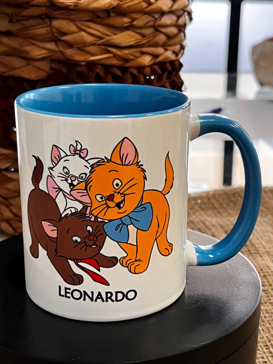 Tazza in ceramica personalizzata -Aristogatti