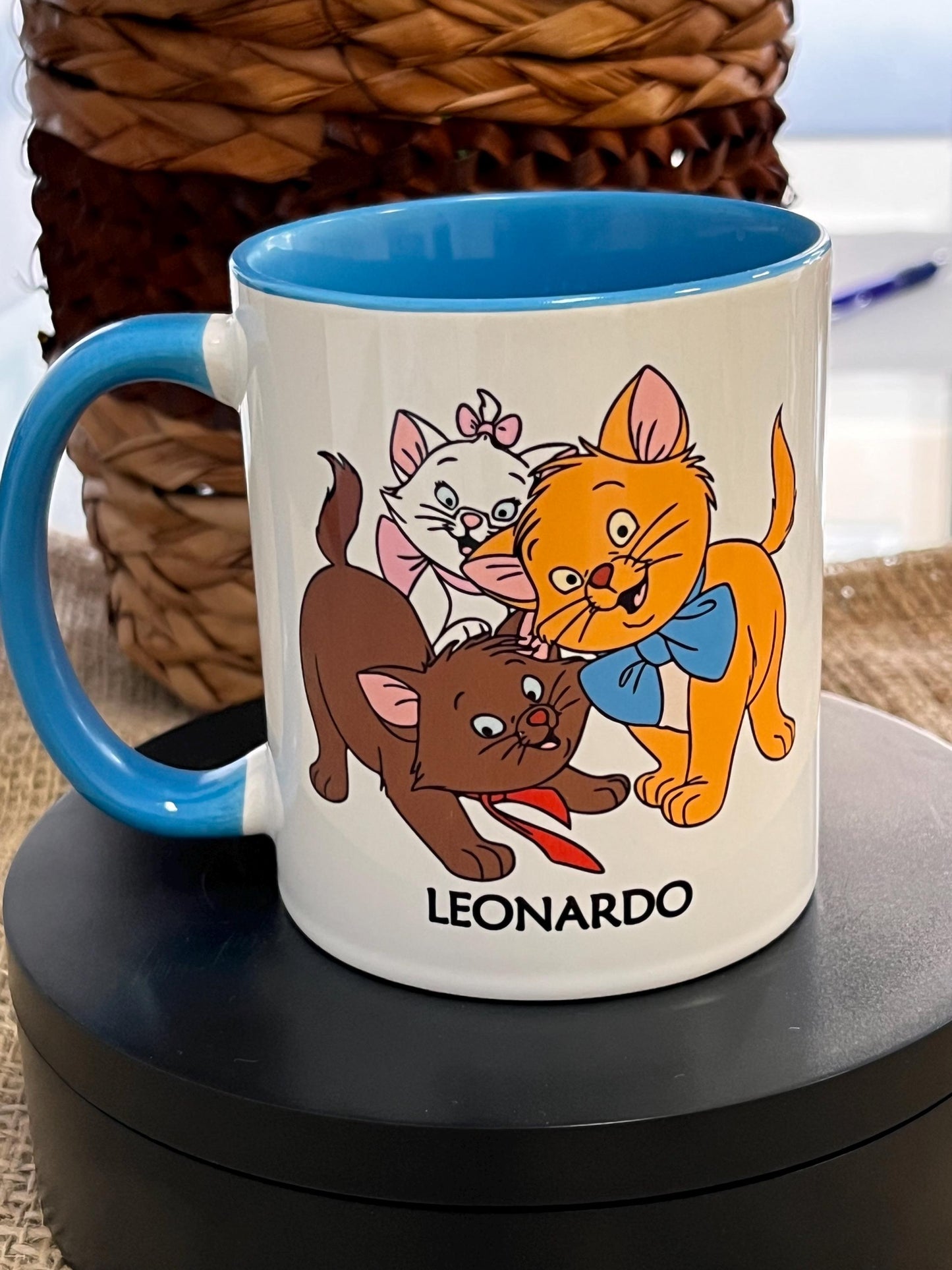 Tazza in ceramica personalizzata -Aristogatti