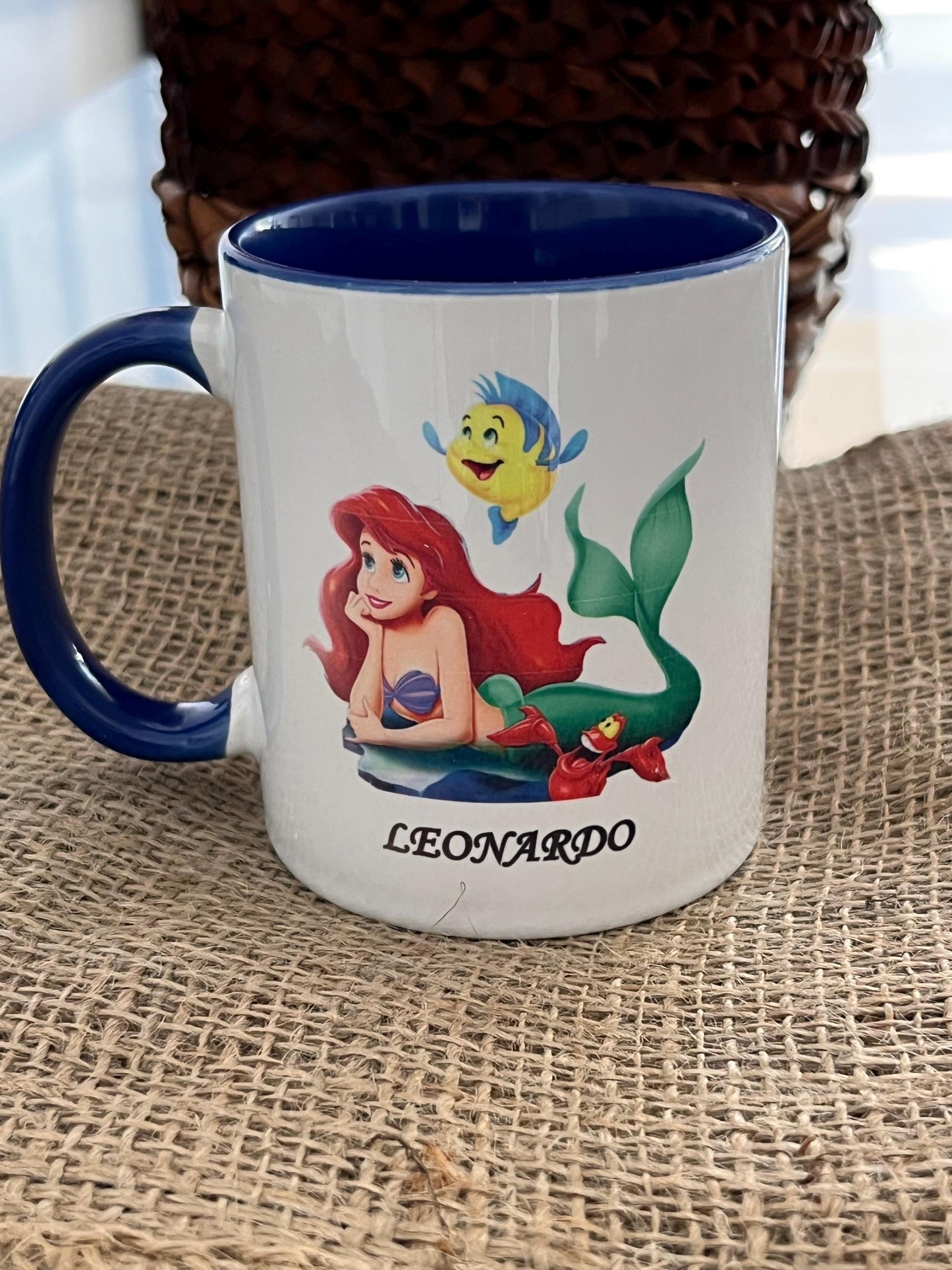 Tazza in ceramica personalizzata -La Sirenetta 2 Disegno