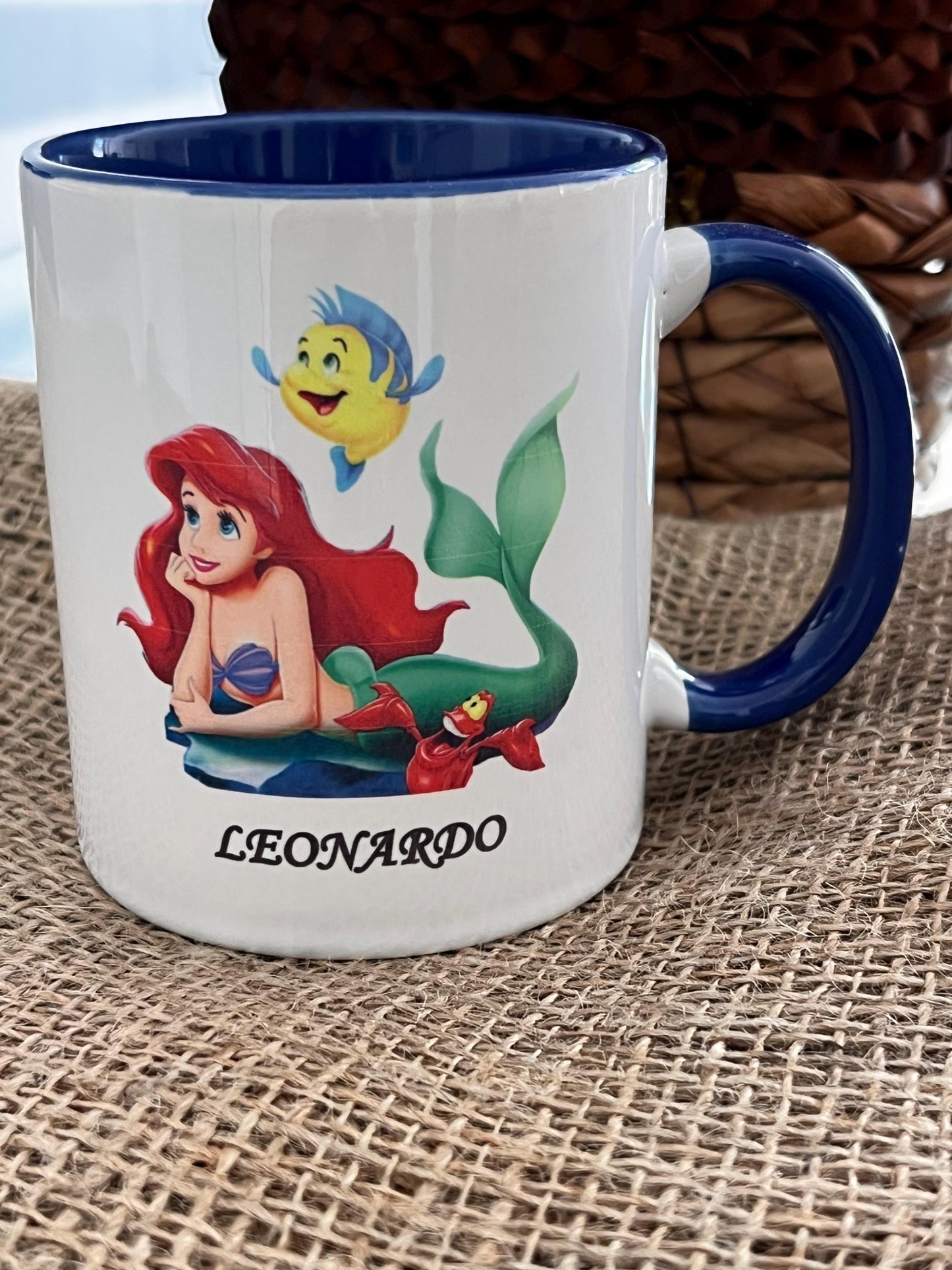 Tazza in ceramica personalizzata -La Sirenetta 2 Disegno
