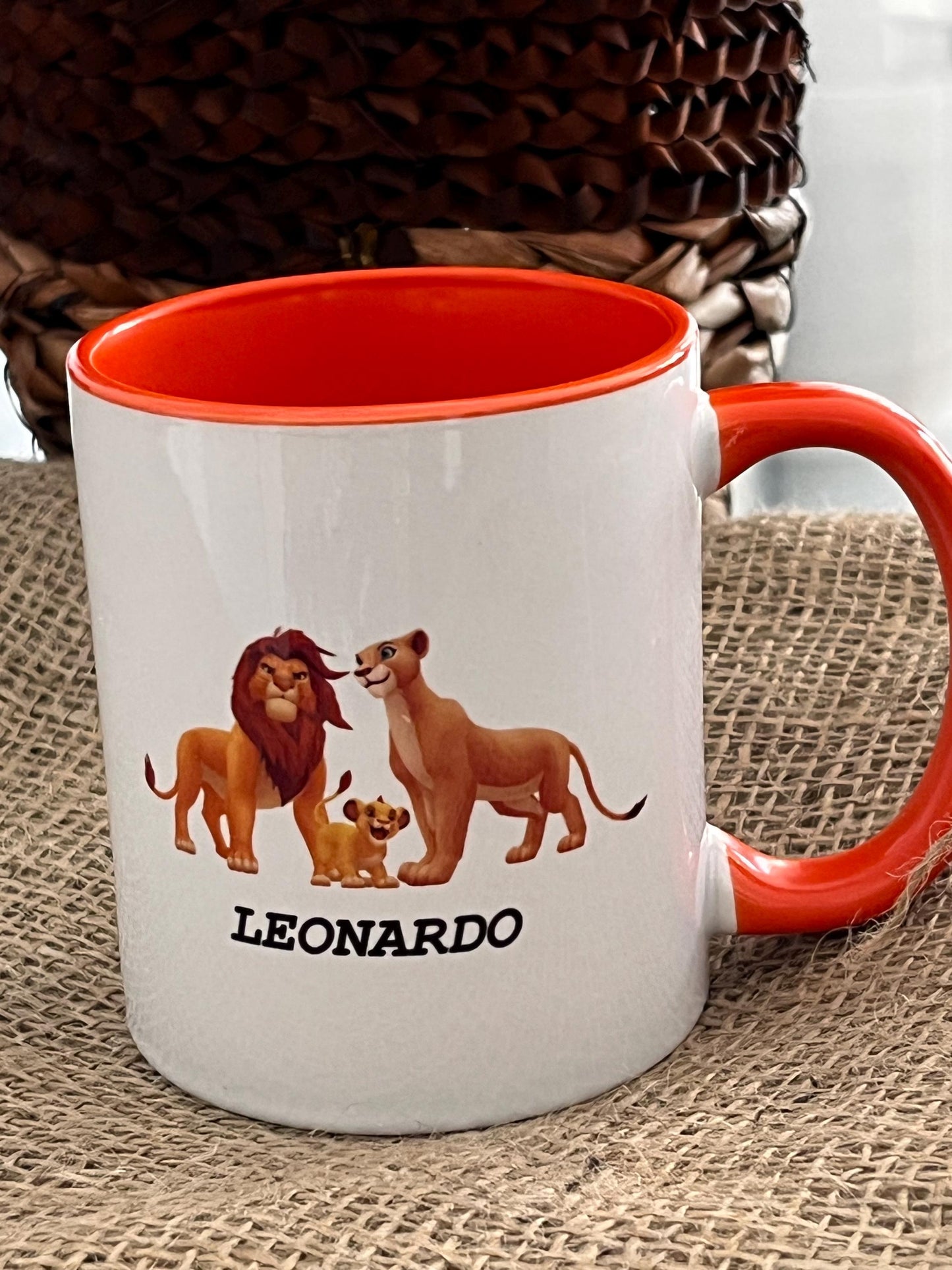 Tazza in ceramica personalizzata -Il Re Leone