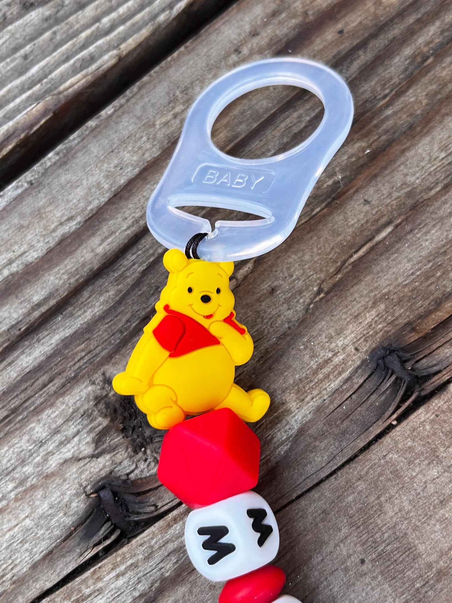 Catenella Portaciuccio Winnie The Pooh personalizzata con Nome