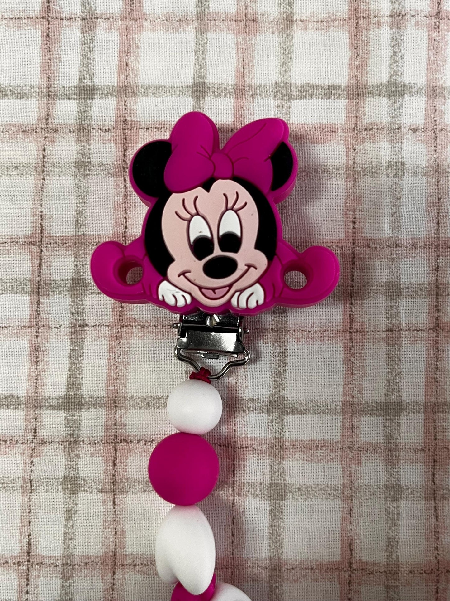 Catenella Portaciuccio Minnie personalizzata con Nome