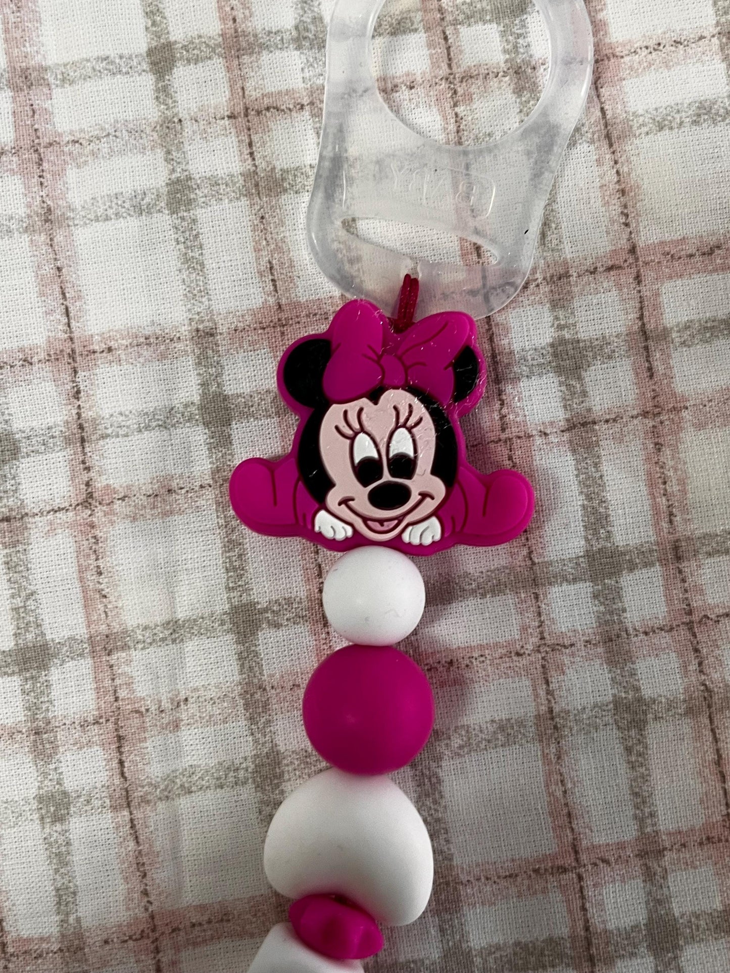 Catenella Portaciuccio Minnie personalizzata con Nome