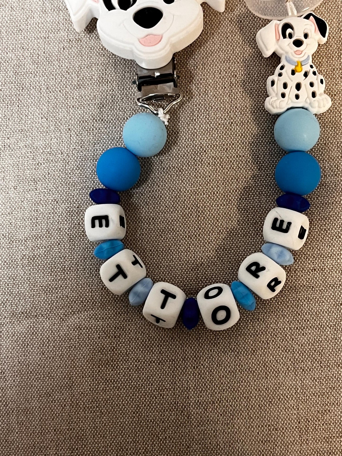 Catenella Portaciuccio La Carica dei 101 personalizzata con Nome