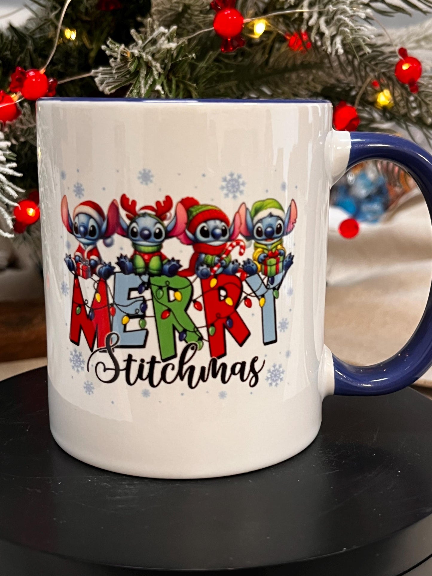 Tazza in ceramica -Stitch Merry Stitchmas