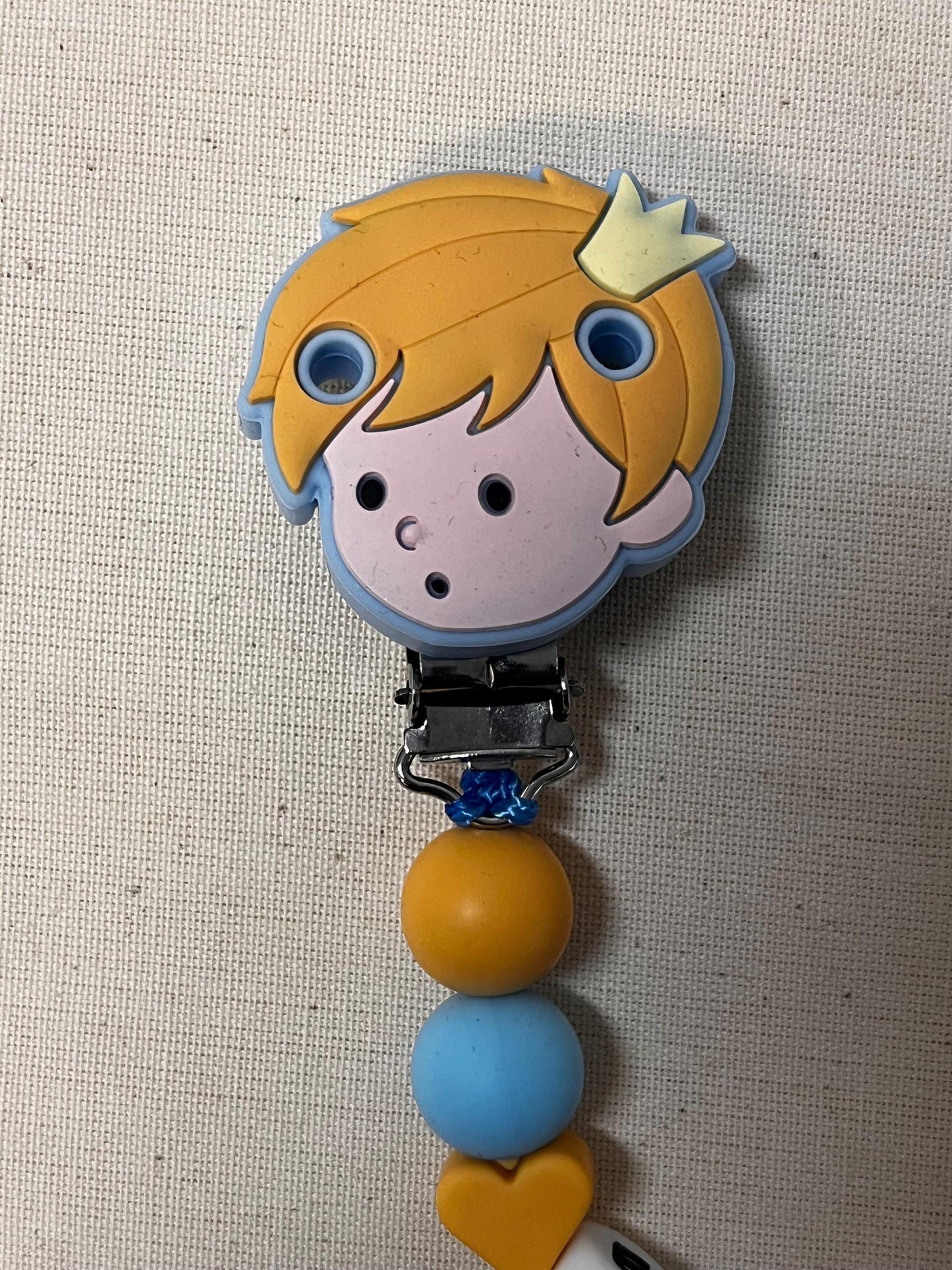 Catenella Portaciuccio con il Piccolo Principe personalizzata con Nome