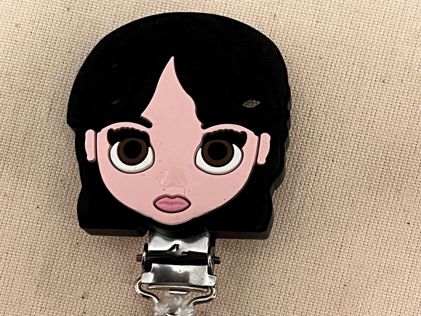 Catenella Portaciuccio con Marcoledi -Famiglia Addams- personalizzata con Nome