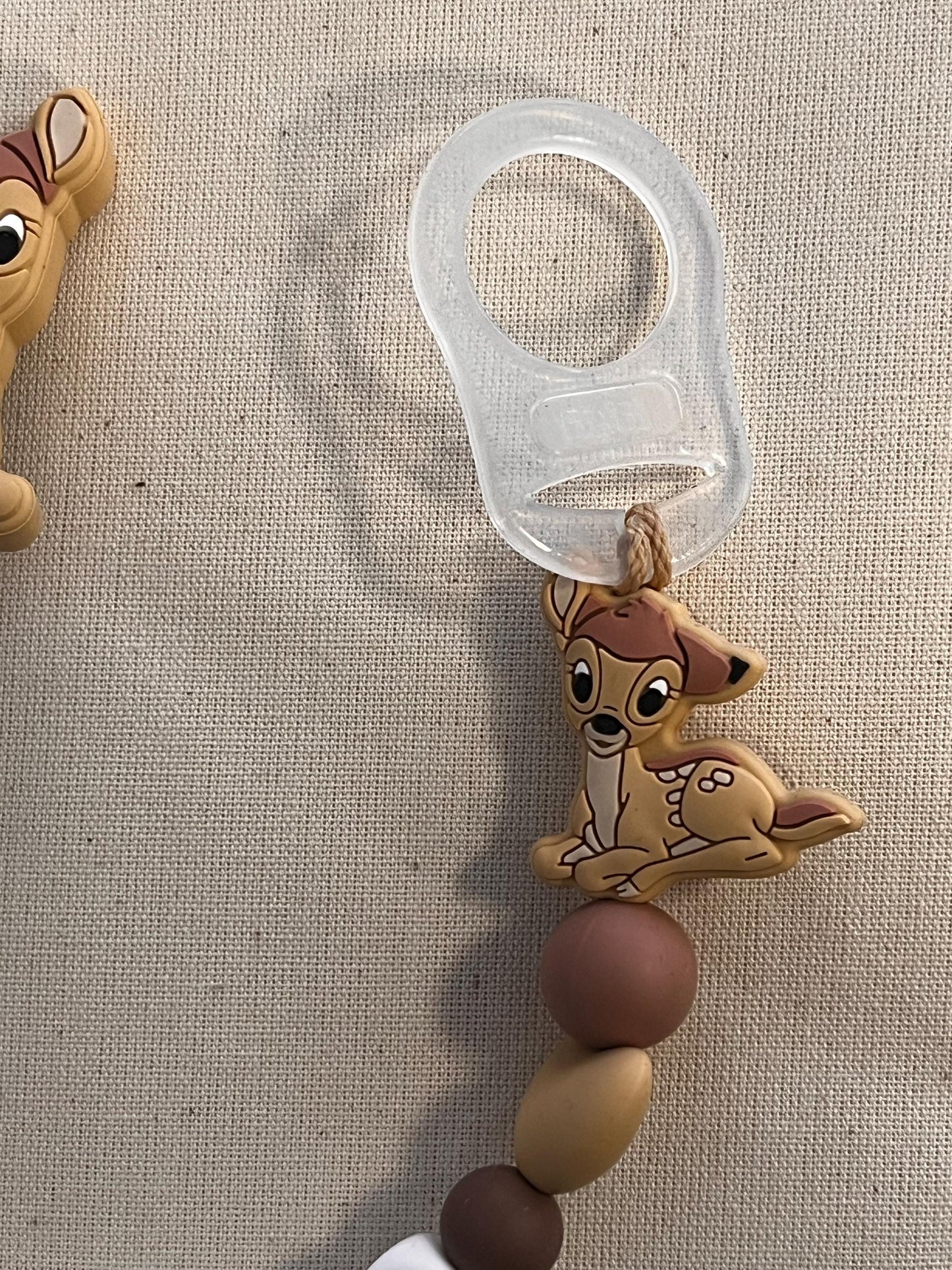Catenella Portaciuccio con il cerbiatto Bambi  personalizzata con Nome
