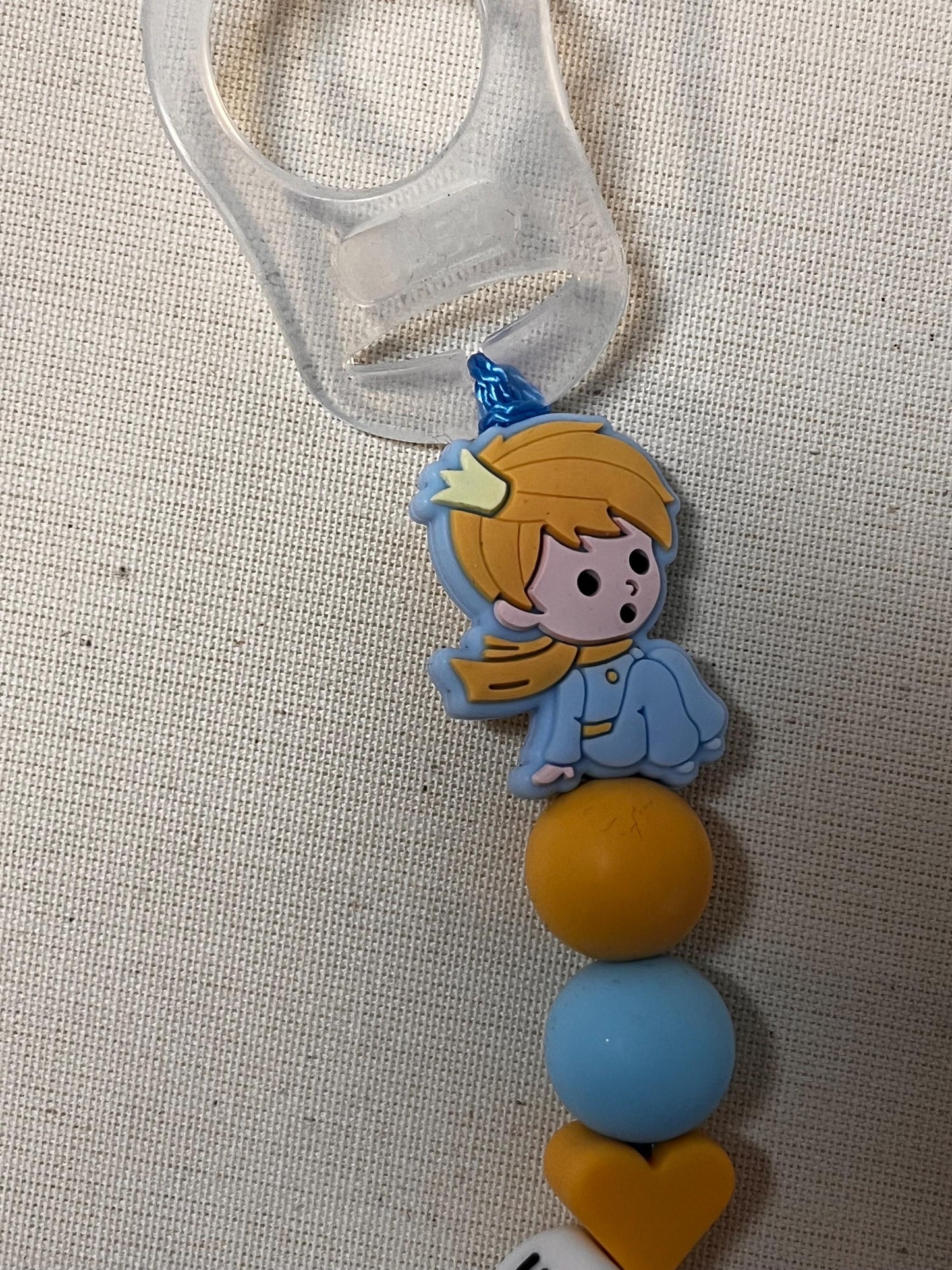 Catenella Portaciuccio con il Piccolo Principe personalizzata con Nome