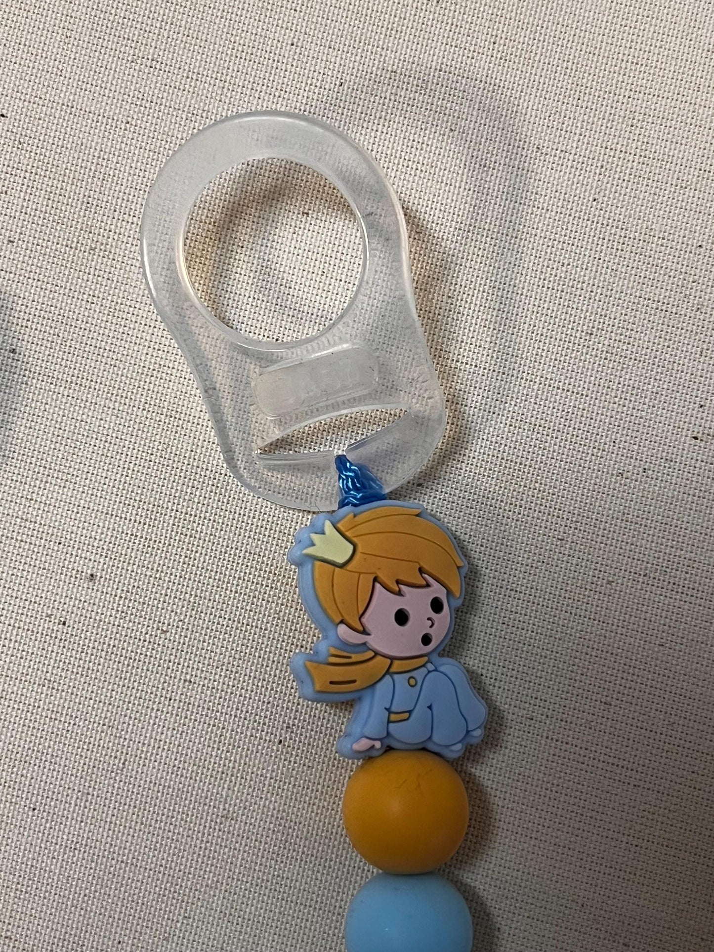 Catenella Portaciuccio con il Piccolo Principe personalizzata con Nome