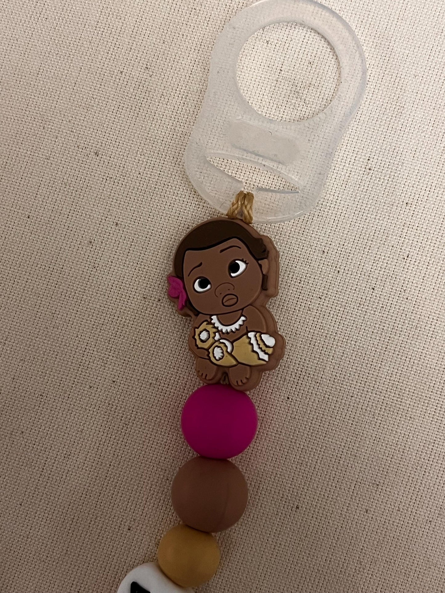 Catenella Portaciuccio con Moana-Oceania - personalizzata con Nome