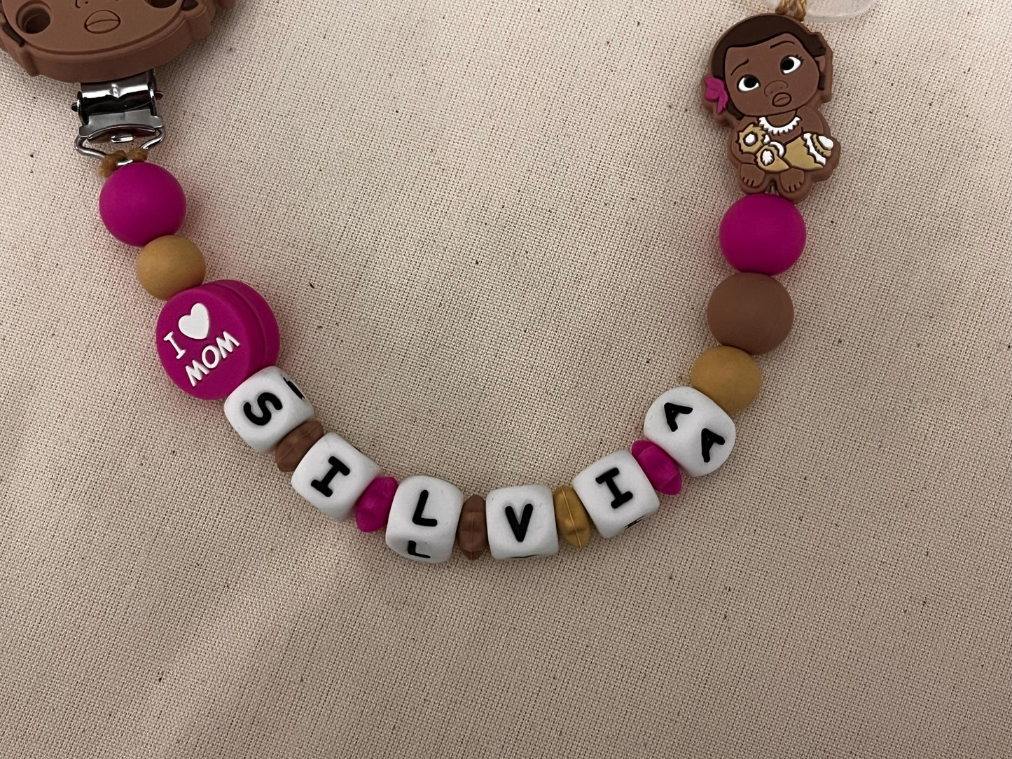 Catenella Portaciuccio con Moana-Oceania - personalizzata con Nome