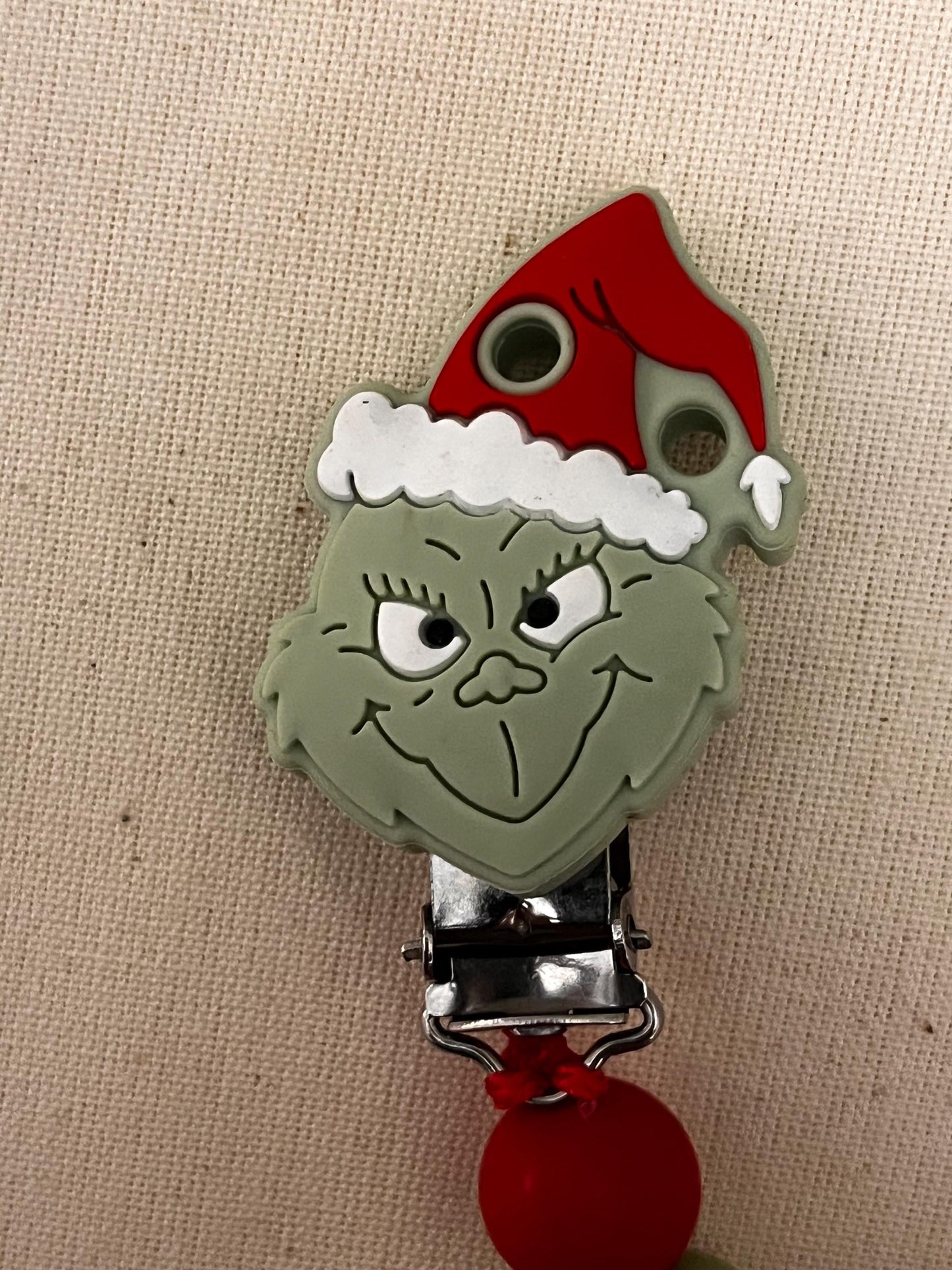 Catenella Portaciuccio con Grinch-personalizzata con Nome