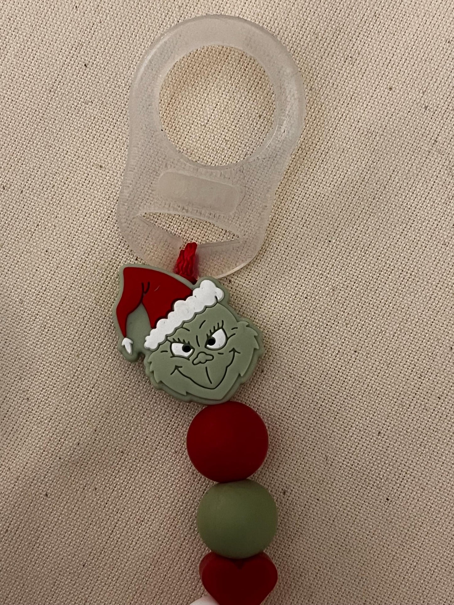 Catenella Portaciuccio con Grinch-personalizzata con Nome
